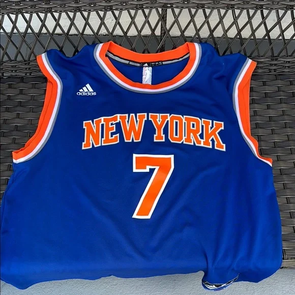 New York Knicks Carmelo Anthony Jersey, Large, Adidas - Picture 2 of 4
